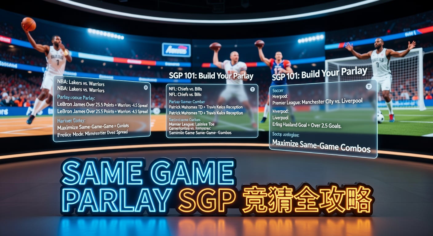same game parlay SGP 串关投注技巧与赔率逻辑
