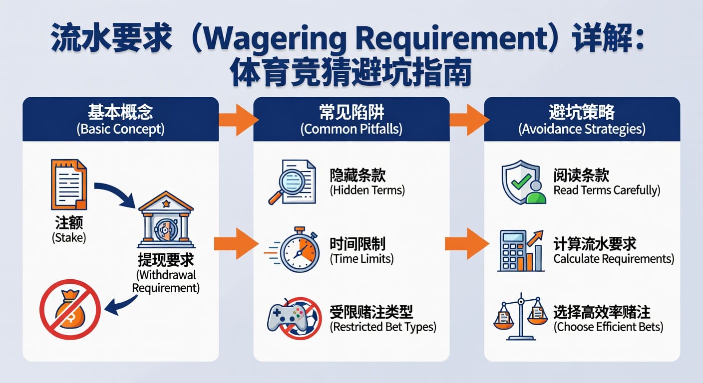流水要求 sports wagering requirement 体育投注流水规则
